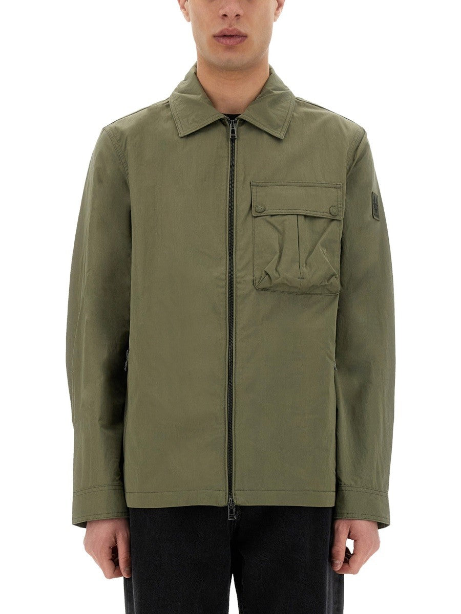 ZIPPERED SHIRT JACKET