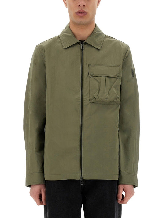 ZIPPERED SHIRT JACKET